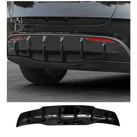 Rear Diffuser For Tesla Model Y Without Drilling Model Why Rear Bumper... - Picture 1 of 8